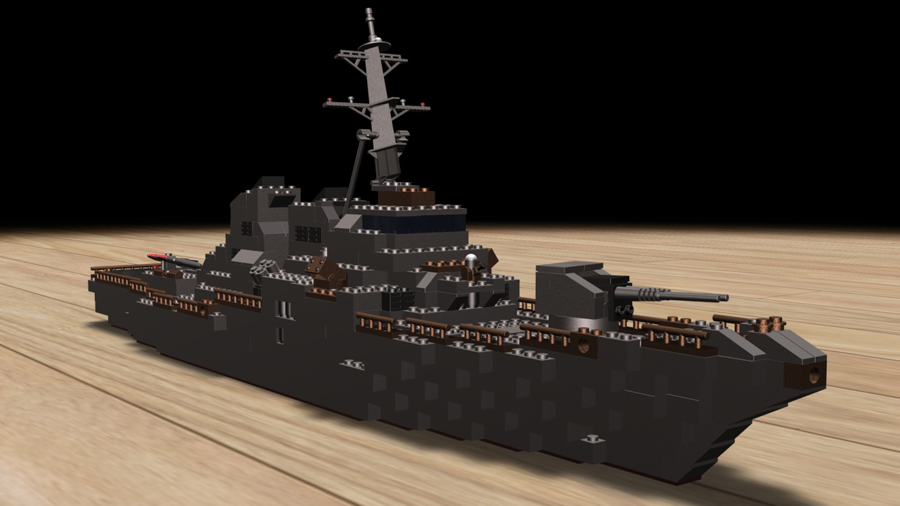 lego navy destroyer ship